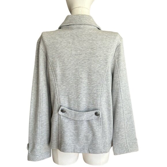 Vintage Talbots Petites Collared Button Up Long Sleeve Jacket Pockets Sz PM - Picture 4 of 13